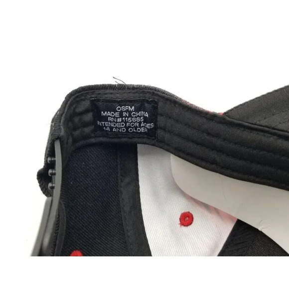 IT Original Movie Snapback Red & Black Pennywise Clown Baseball Hat Cap OSFM NWT - Picture 9 of 9